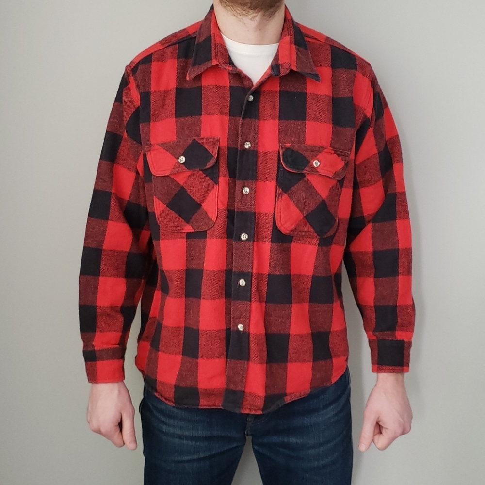 Vintage Buffalo Plaid Flannel